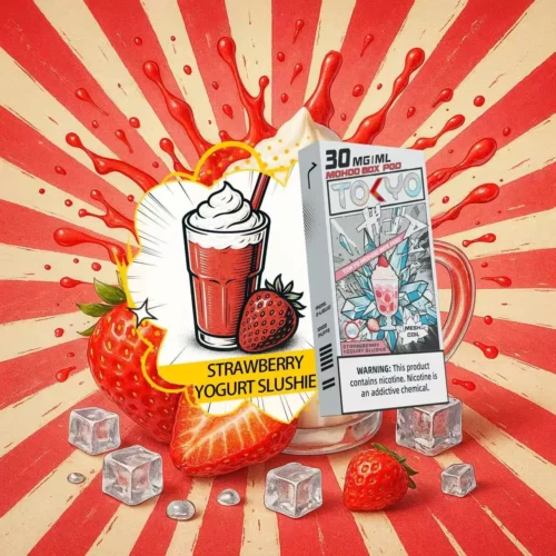 東京魔盒草莓冰沙煙彈｜極冰清涼草莓電子煙推薦 - 蒸氣天堂